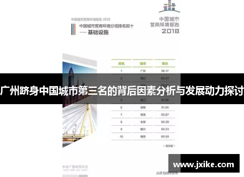 广州跻身中国城市第三名的背后因素分析与发展动力探讨